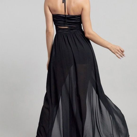 🔥Open Front Maxi Dress - Picture 7 of 8